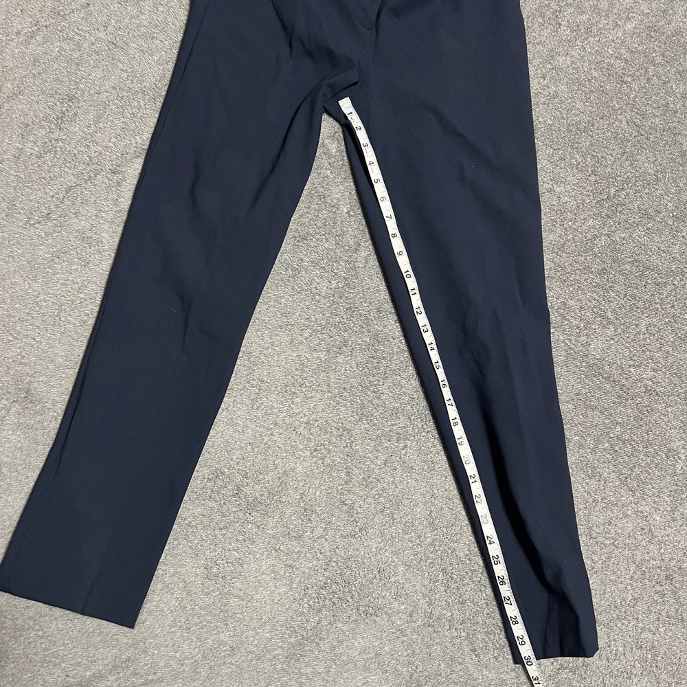 Nina McLemore BLue Straight Leg Dress Pants Womens Size 8 Made in USA - Picture 4 of 6